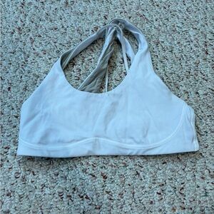 Lululemon Athletica White Sports Bra